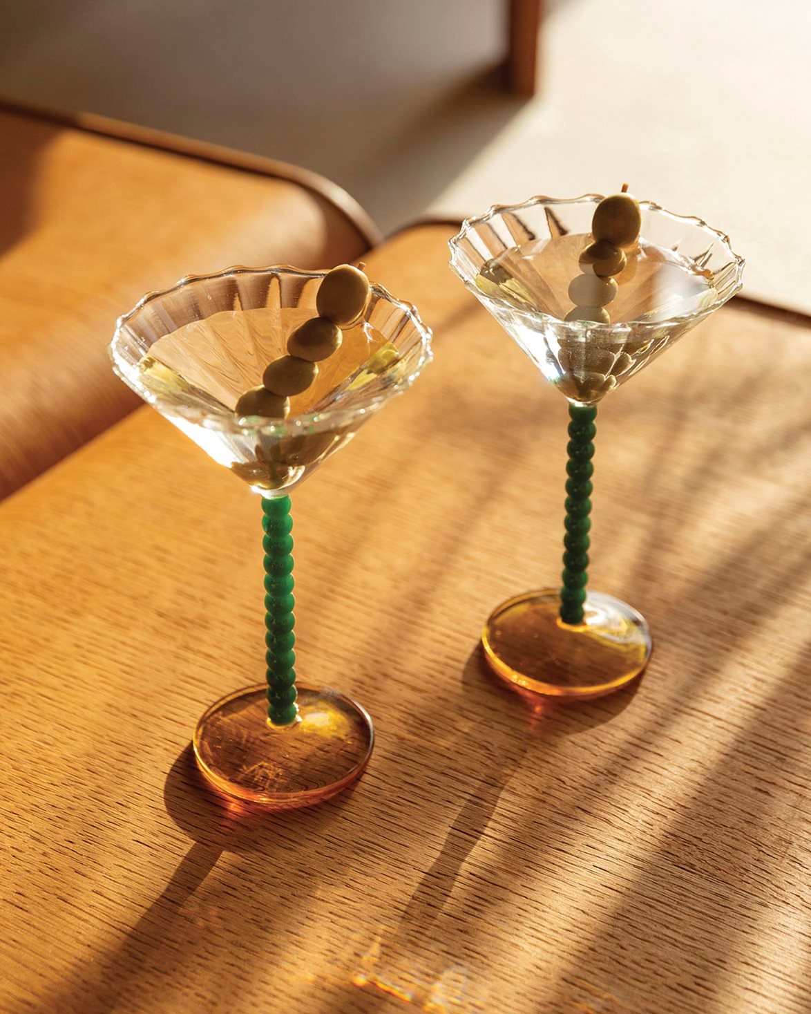 Coupe Perle Set Of 2 Green