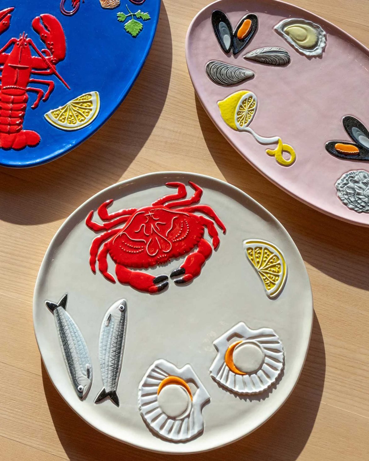 Crab Platter Multicolor