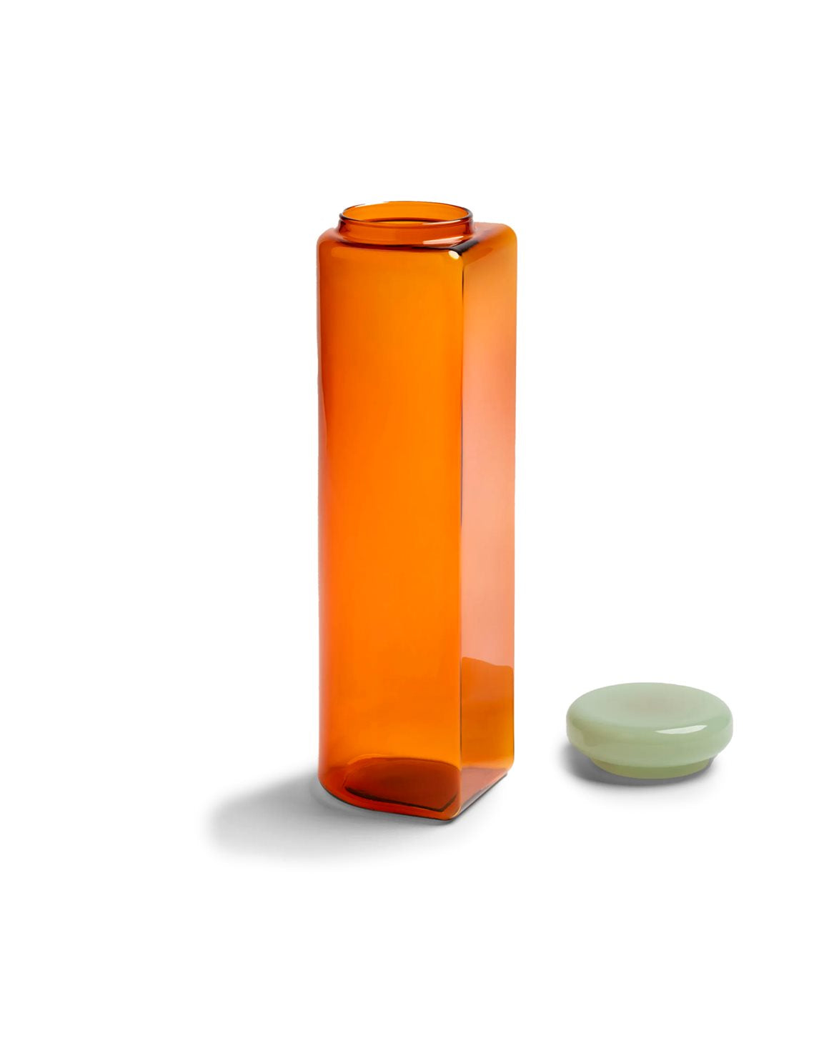 Jar Hobs Large Amber
