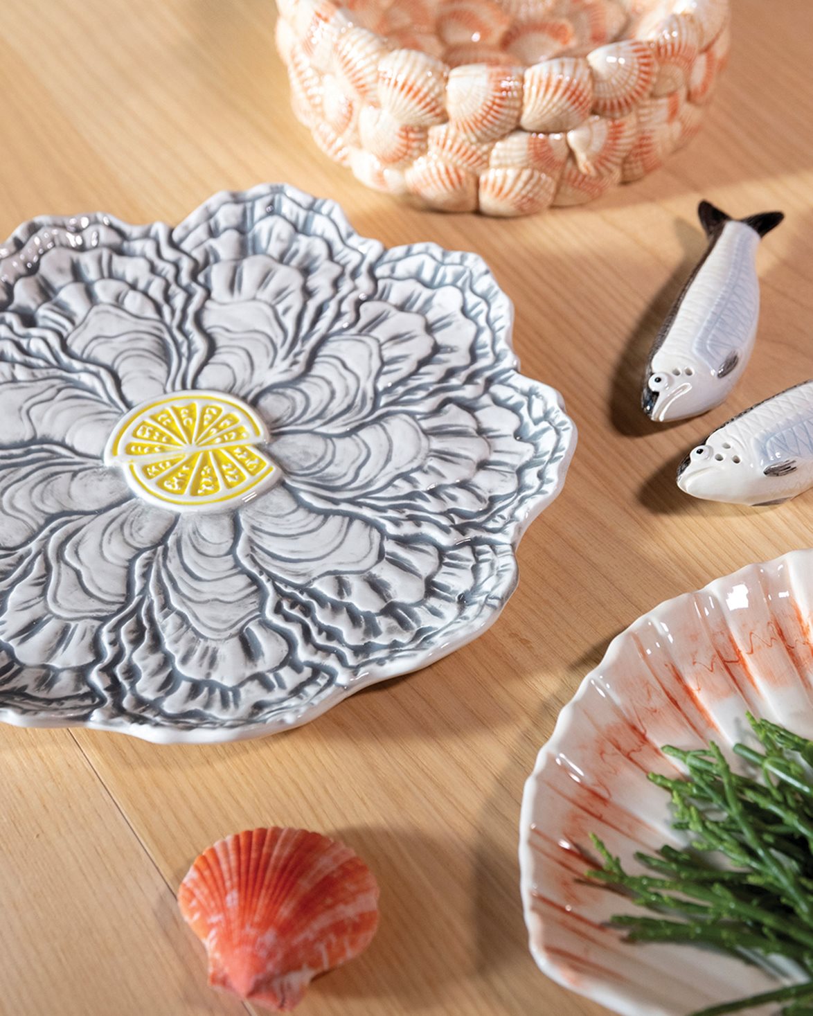 Plate Oyster Multicolor