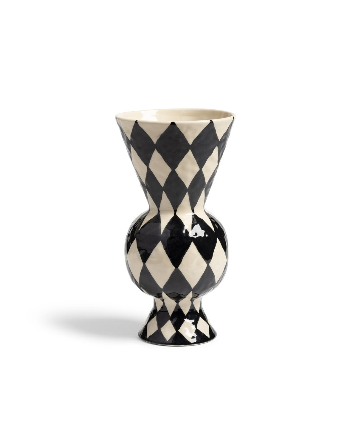 Rhombic Vase Black