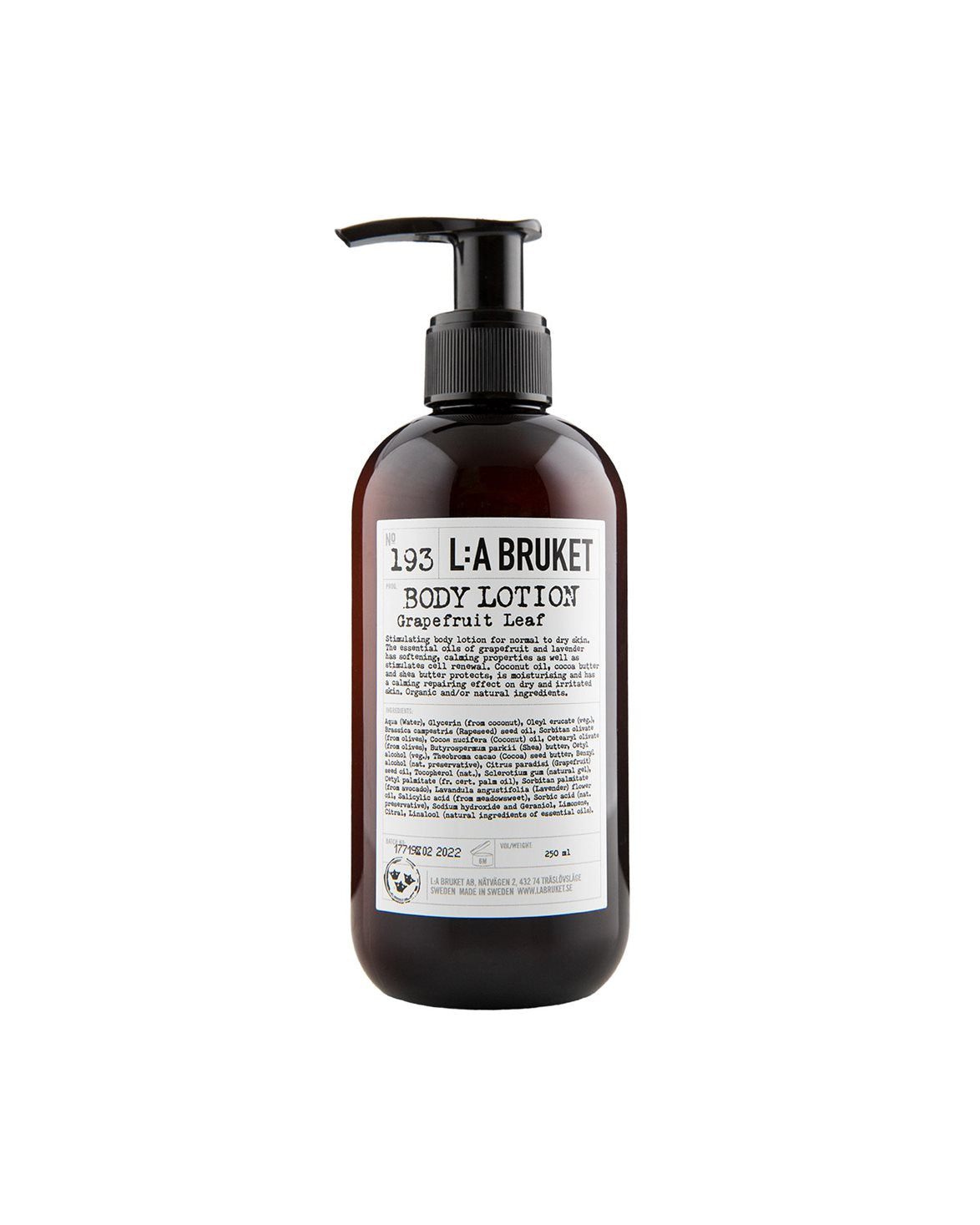 193 Body Lotion Grapefruit Leaf