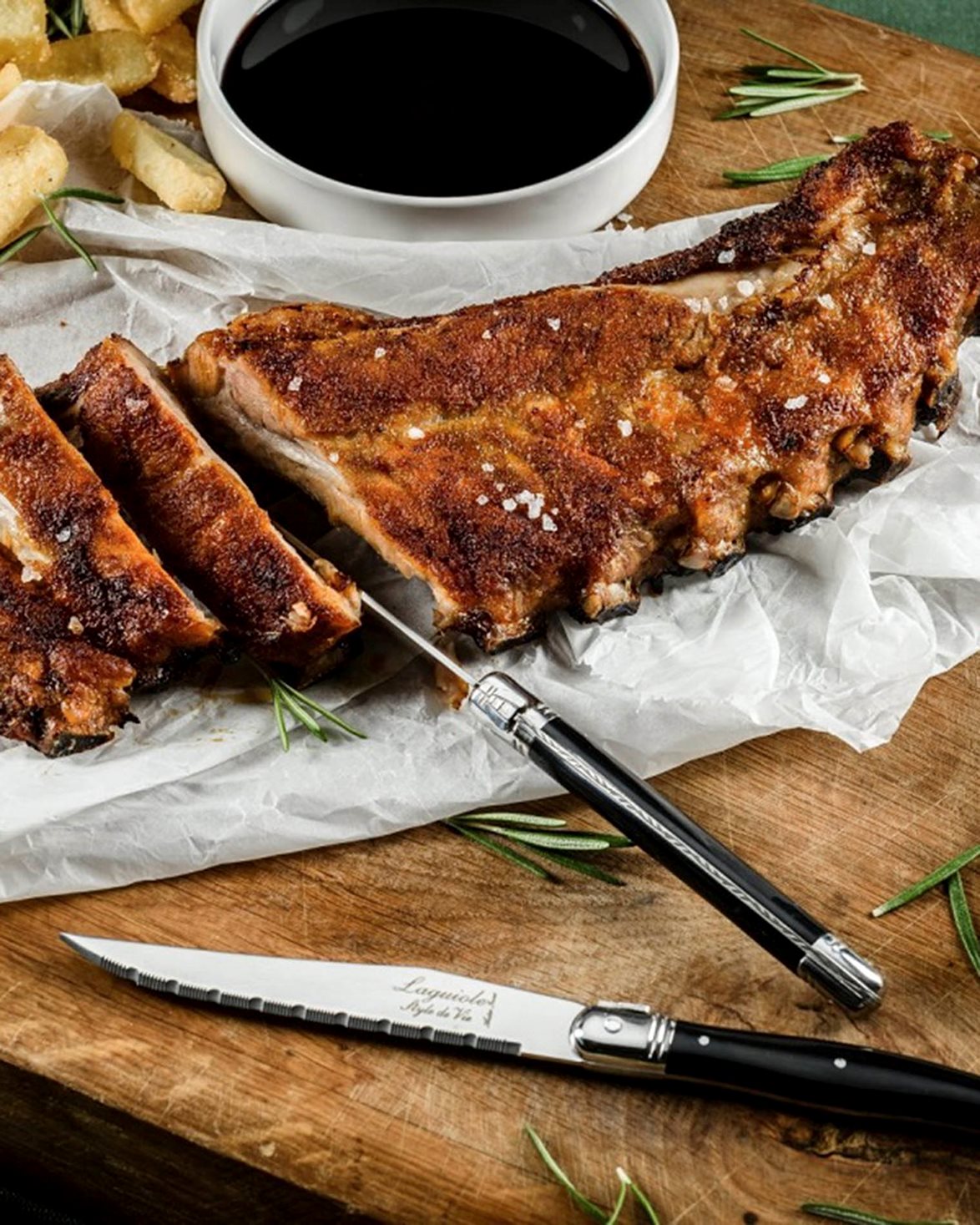 Grill Knives Set Of 6 Black