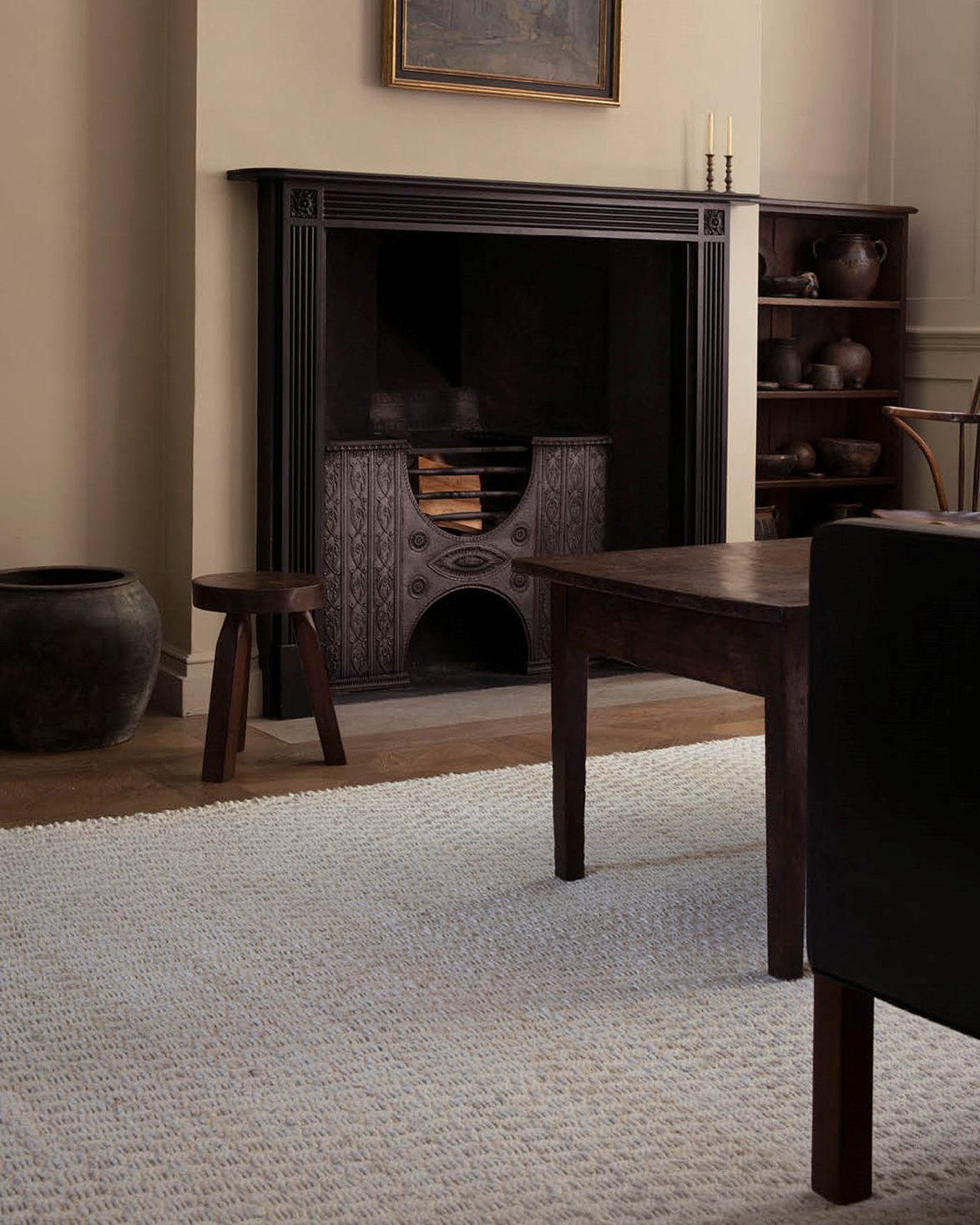Barley Jute Rug Bone White