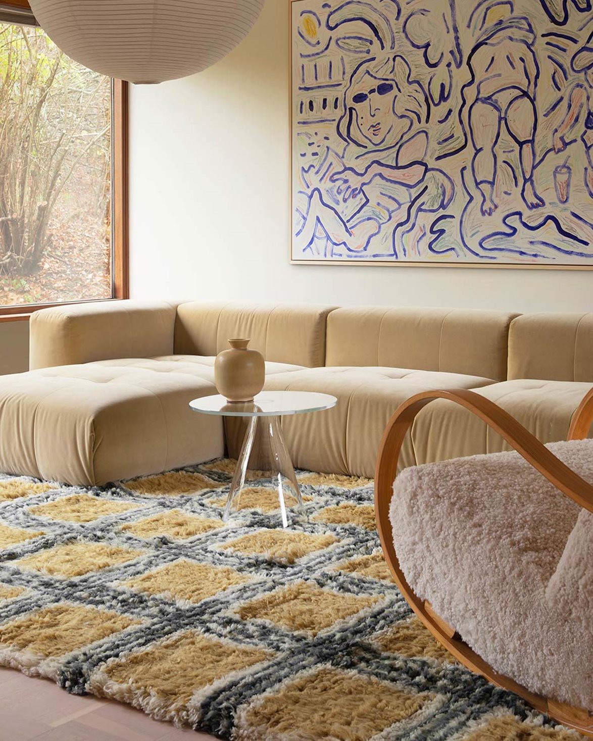 Evelina Kroon Shaggy Rug Pergola