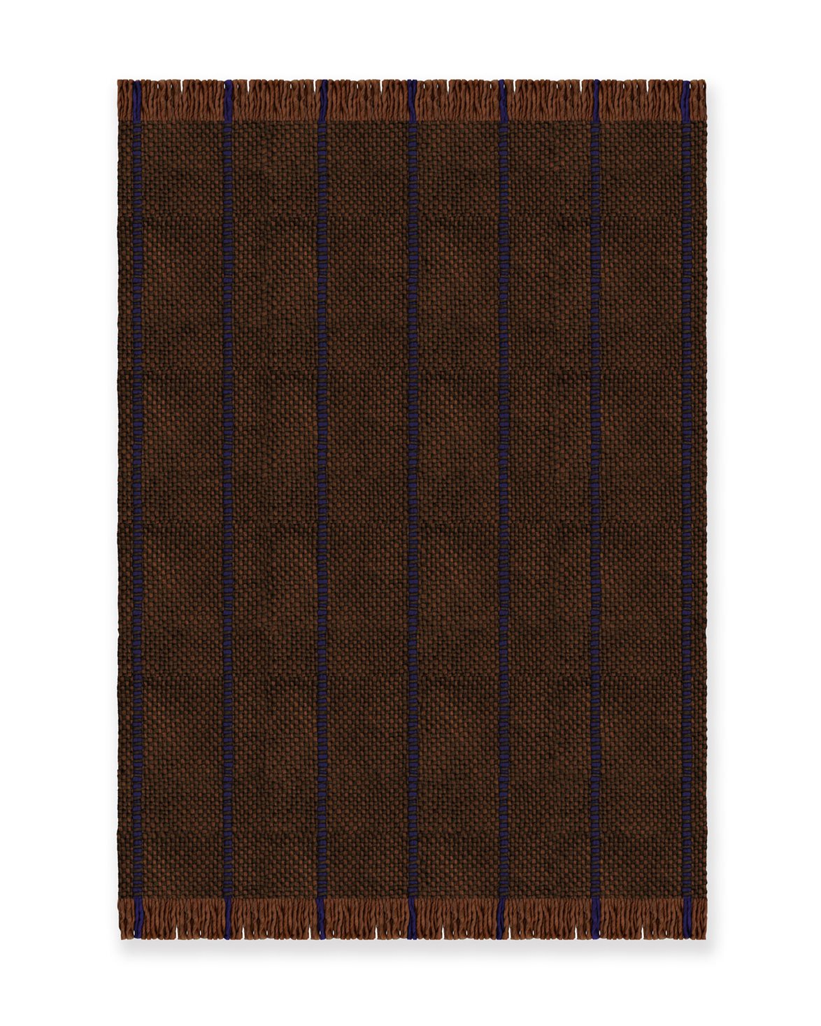 Massproductions Cord Rug Blue Brown