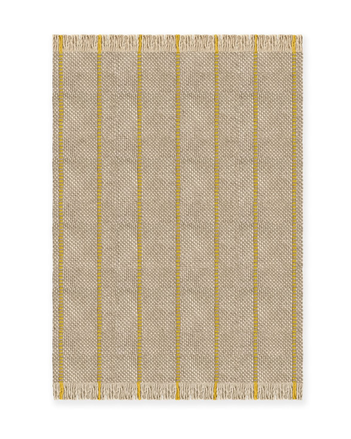 Massproductions Cord Rug Yellow Oatmeal