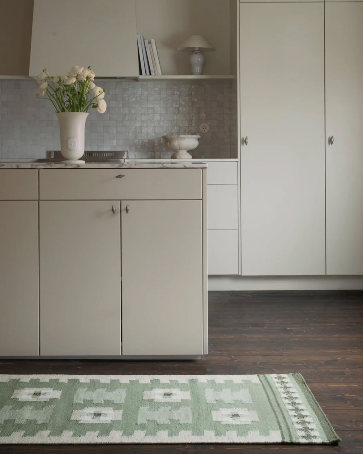 Röllakan Selma Wool Rug Sage