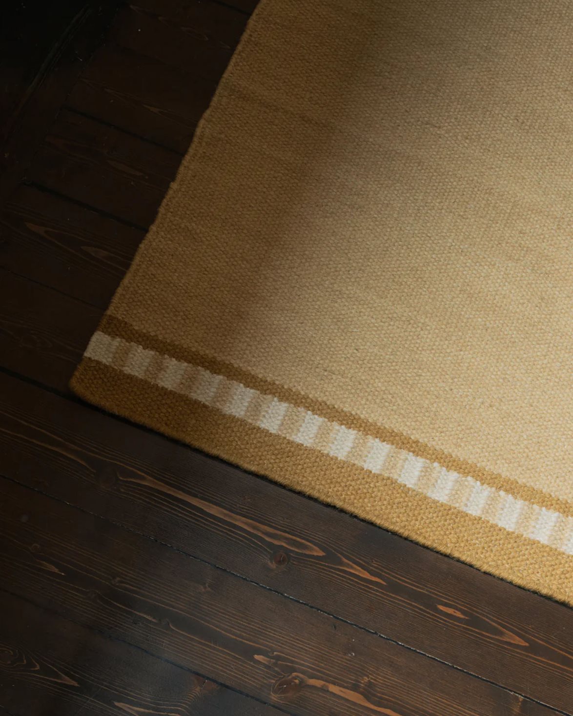 Röllakan Solid Wool Rug Marigold
