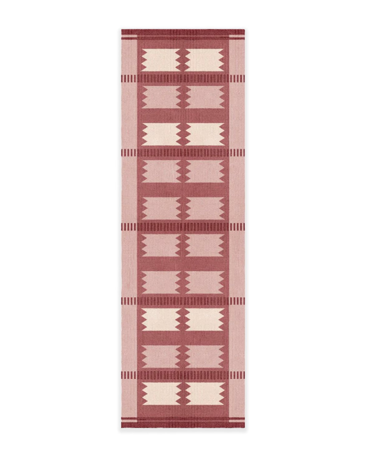 Röllakan Wool Rug Iris Raspberry