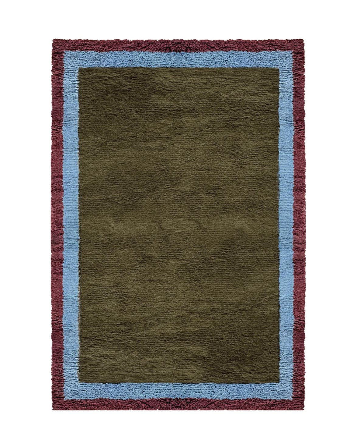 Shaggy Edge Wool Rug Eden