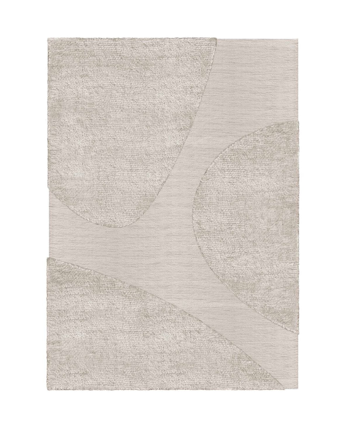 Shaggy Plasma Punja Rug Sand Melange