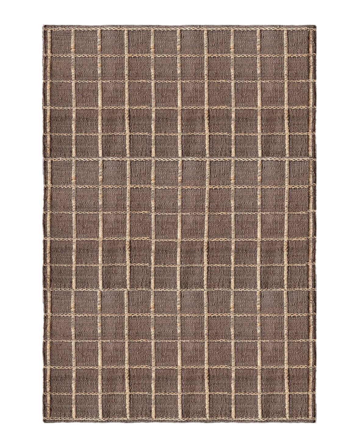 Strata Braided Jute Rug Brown