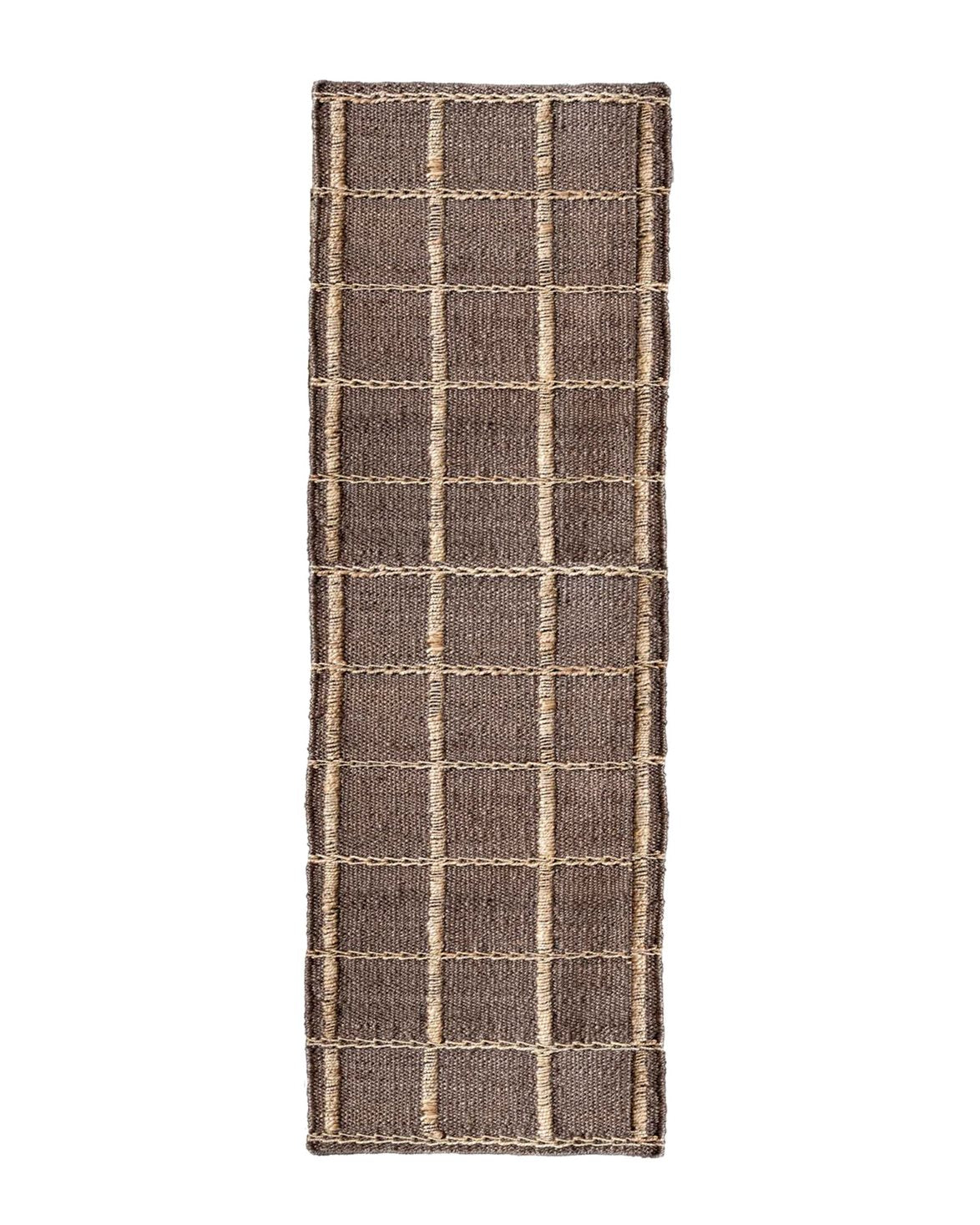 Strata Braided Jute Rug Brown