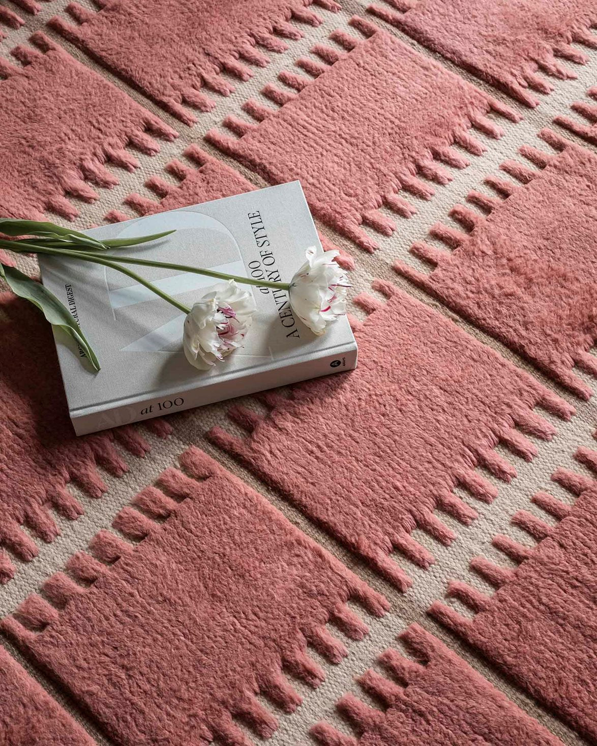 Swedish Homage Lilly Rug Claret Red