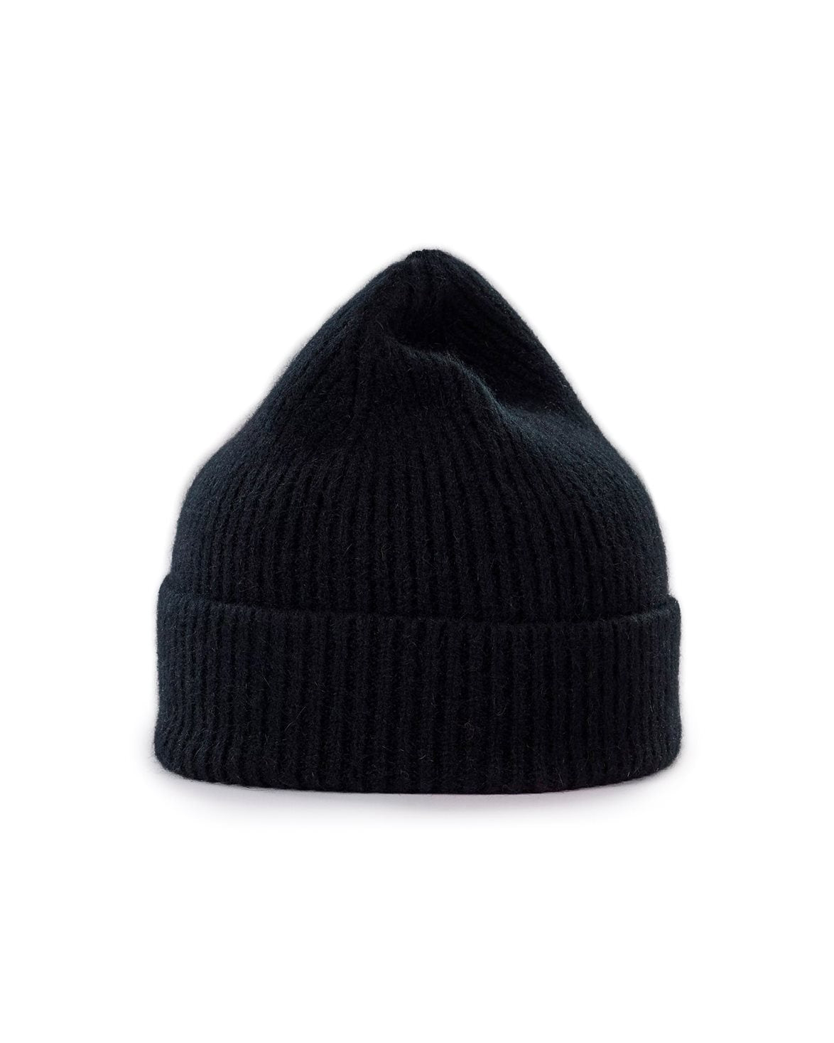 Lambswool/Caregora Beanie Onyx