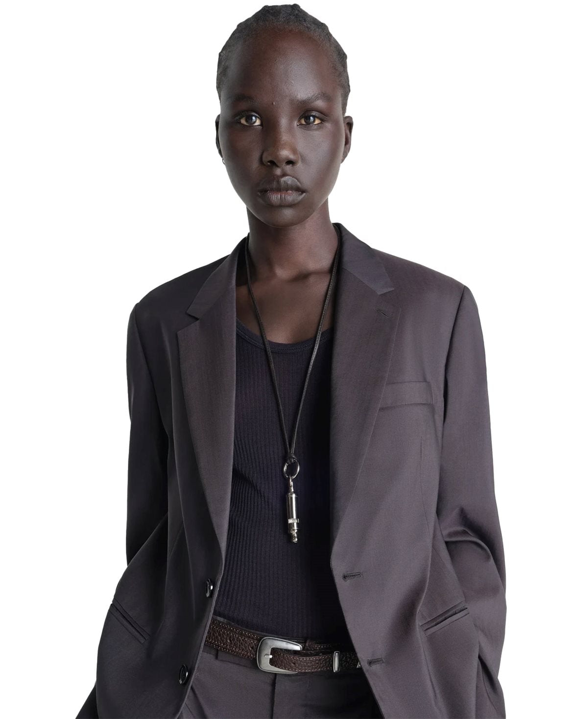 Acme Whistle Necklace Silver