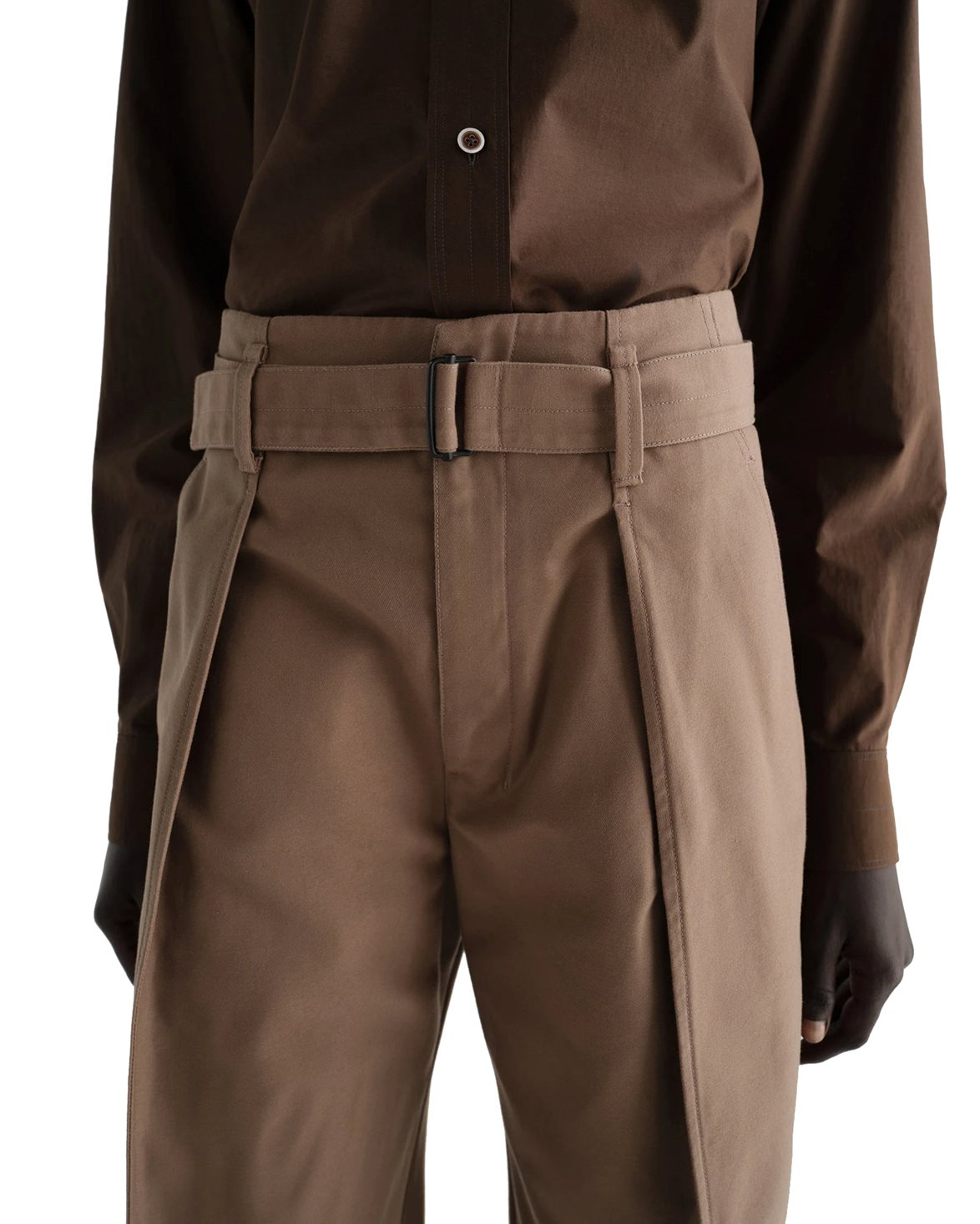 Curved Pants Chestnut