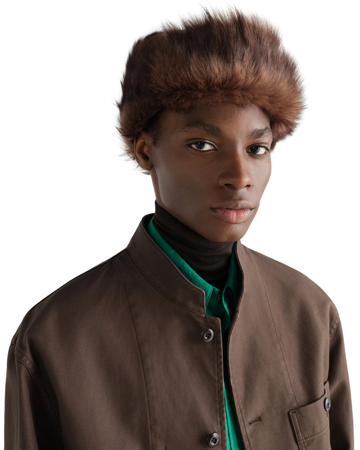 Fuzzy Chapka Hat Licorice