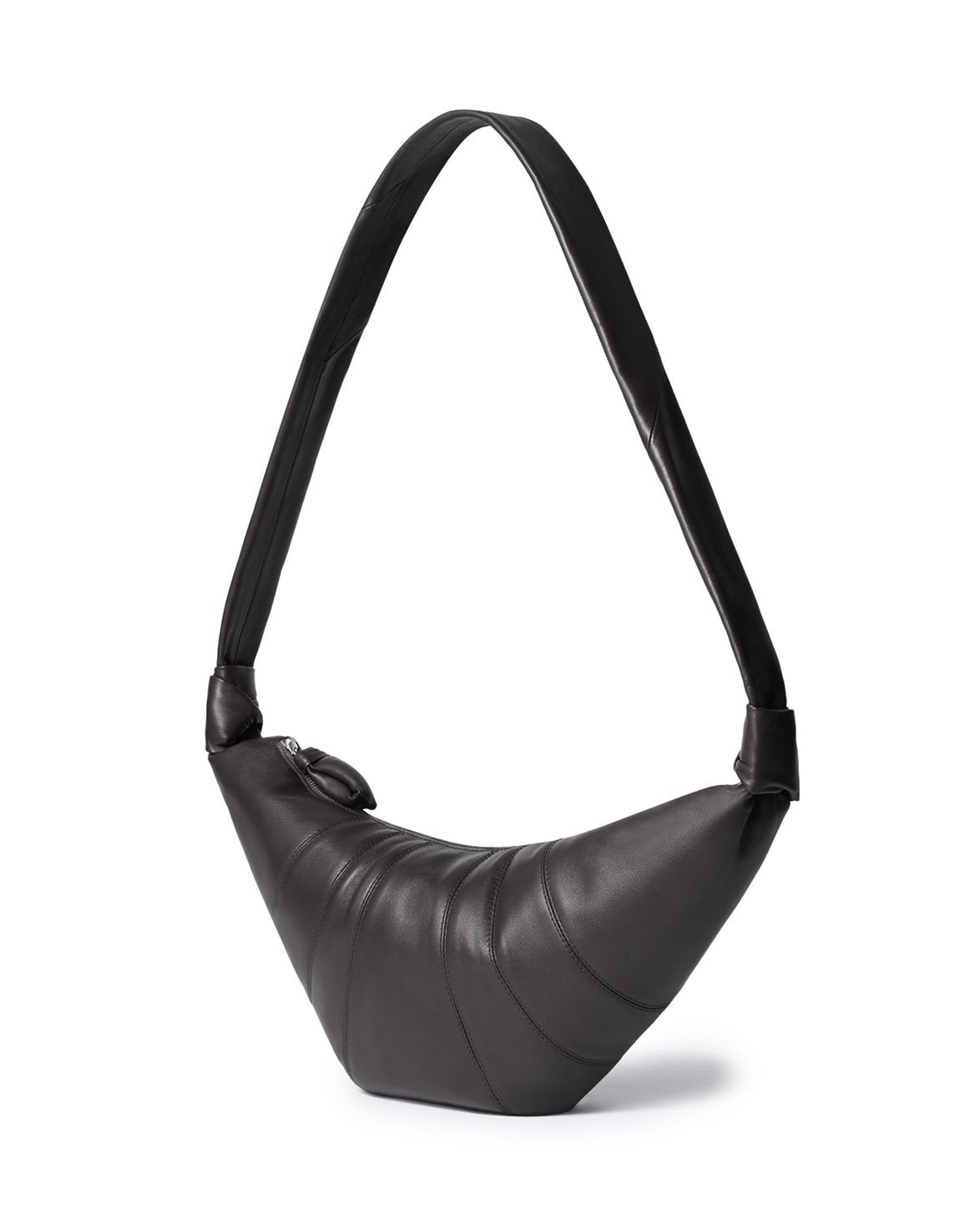 Medium Croissant Bag Nappa Leather Dark Chocolate