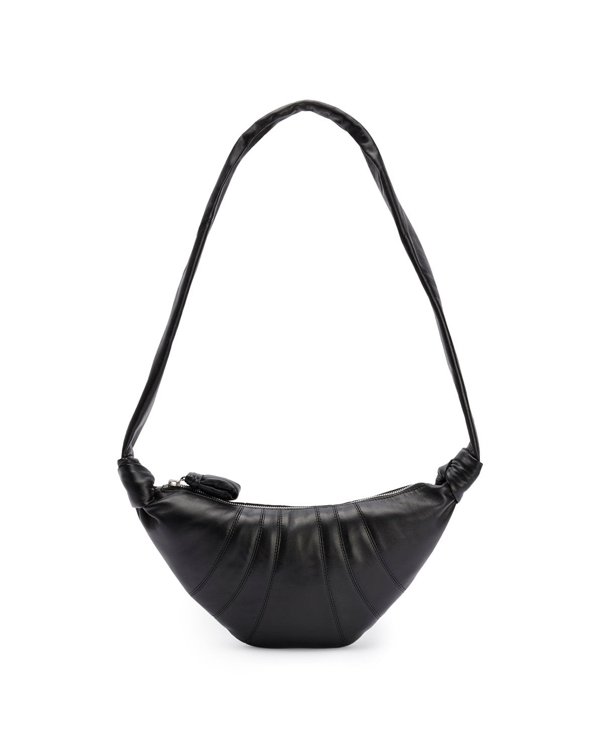 Small Croissant Bag Nappa Leather Black