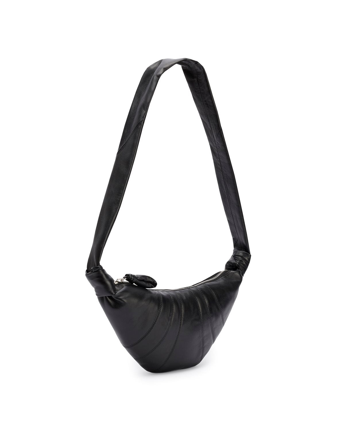 Small Croissant Bag Nappa Leather Black