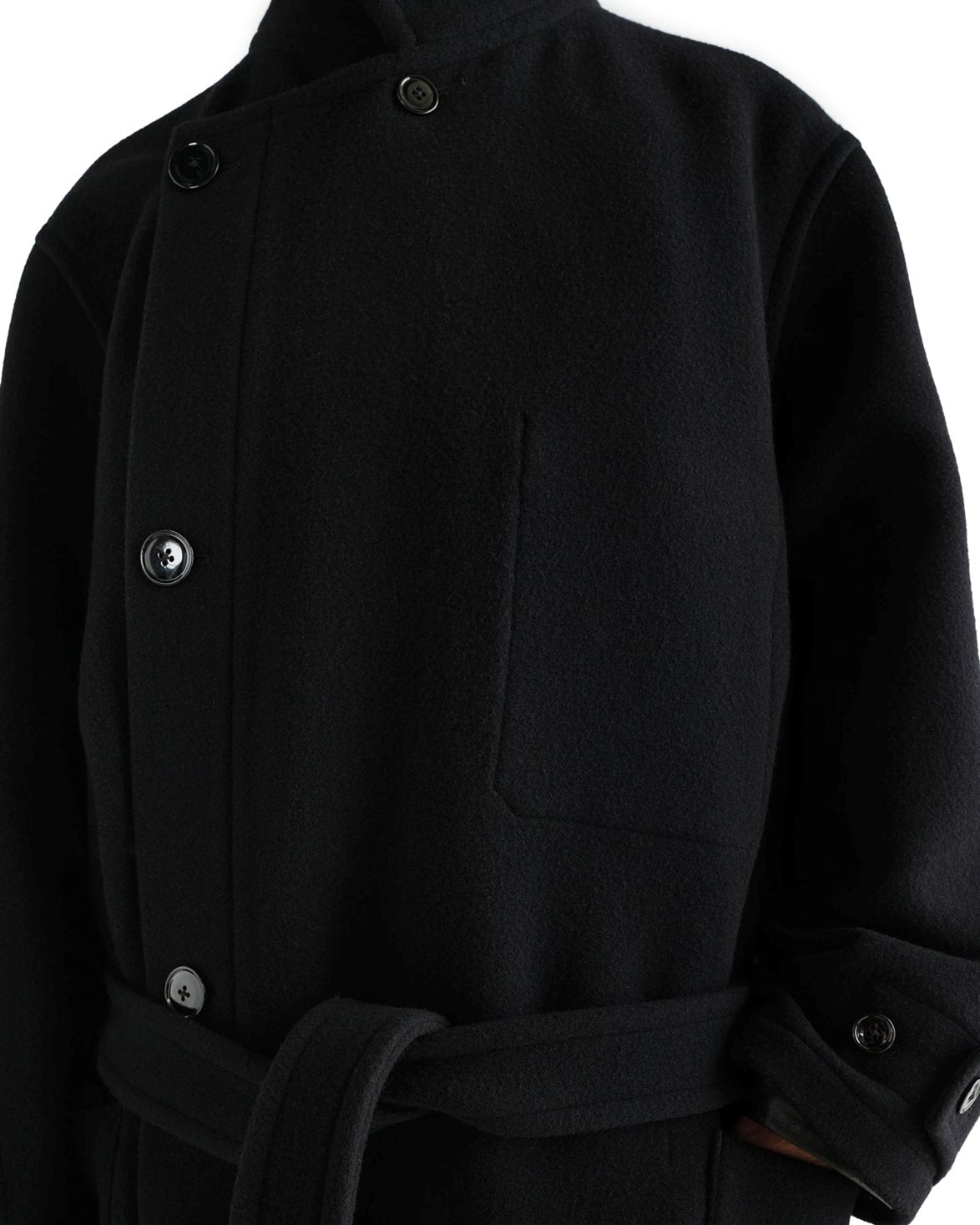 Wrap Coat Black
