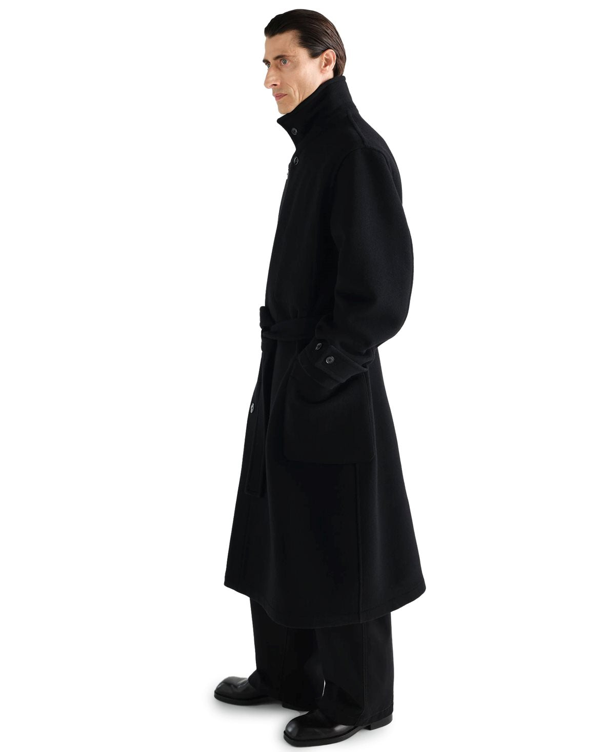 Wrap Coat Black