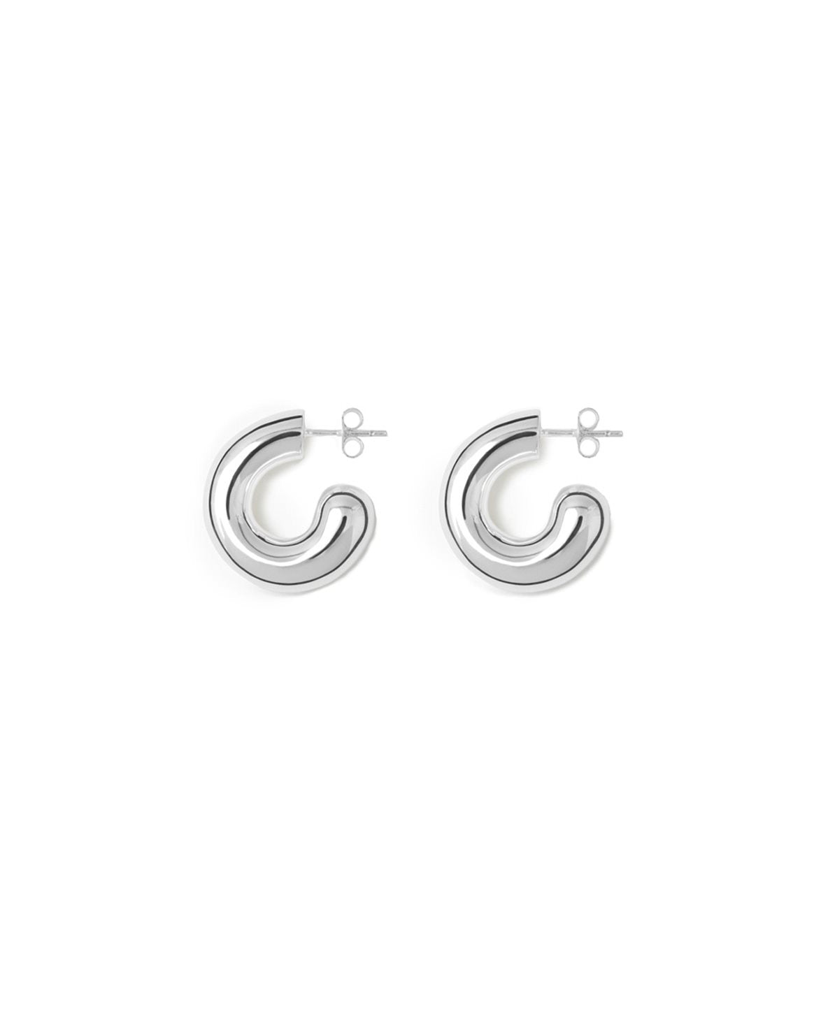 The Rose Earrings Silver