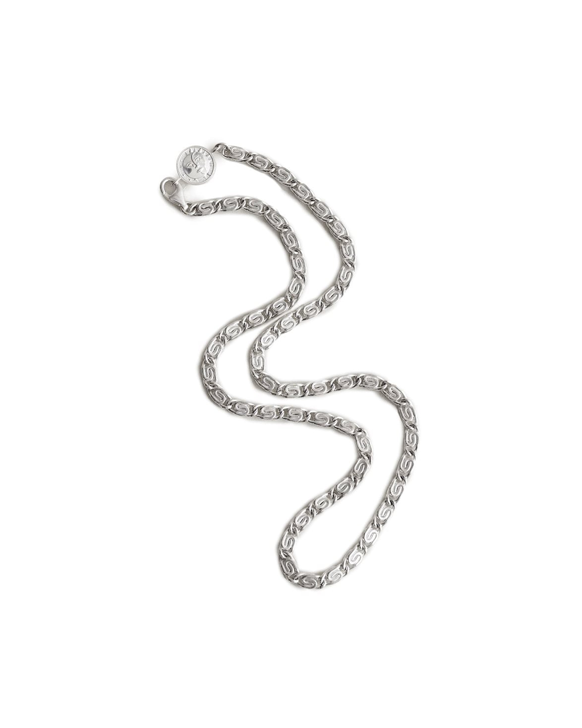 12 Mm Vortex Necklace Silver