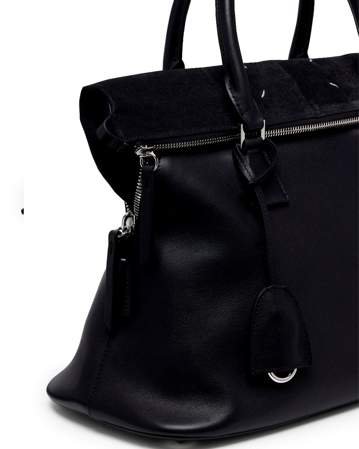 5AC Soft Medium Shoulder Bag Dark Grey