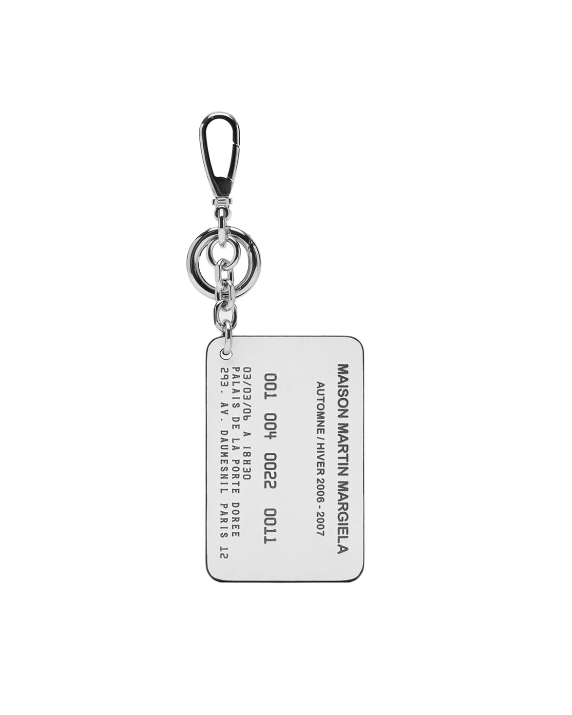 Four Stitches Cardholder Keyring Black