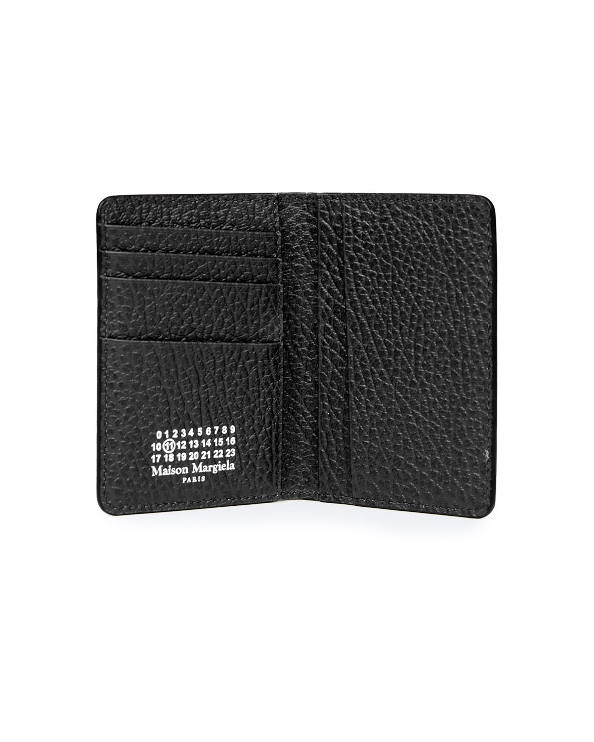 Four Stitches Folded Cardholder Black