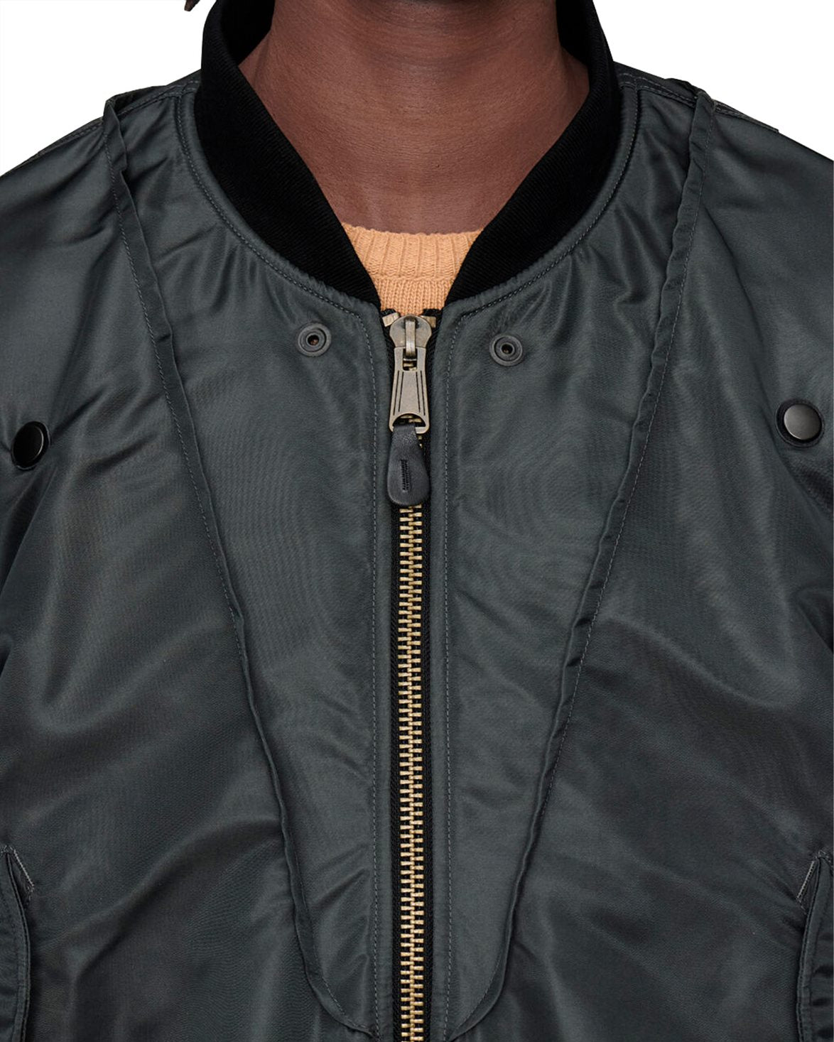 Reversible Bomber Jacket Dark Grey