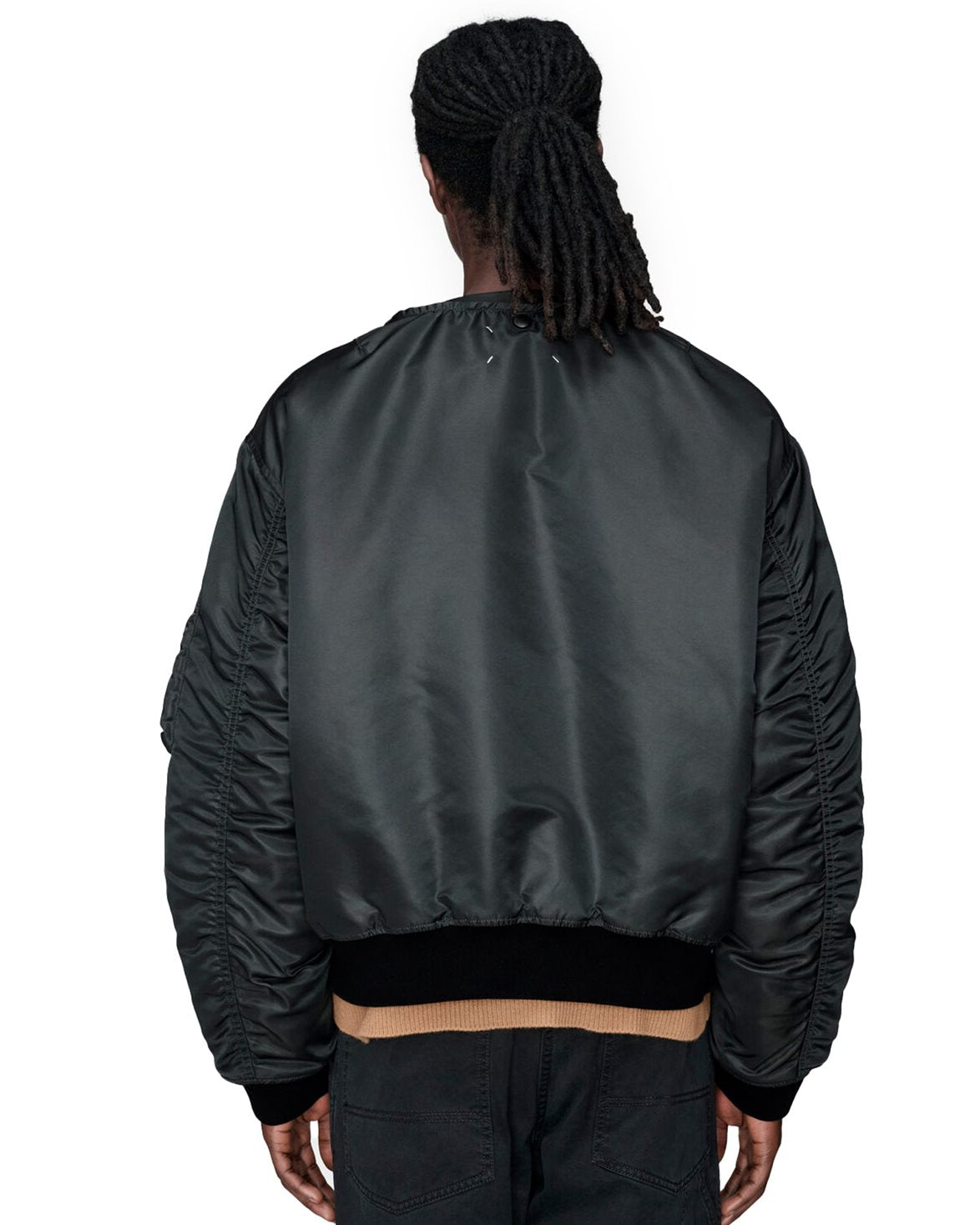 Reversible Bomber Jacket Dark Grey
