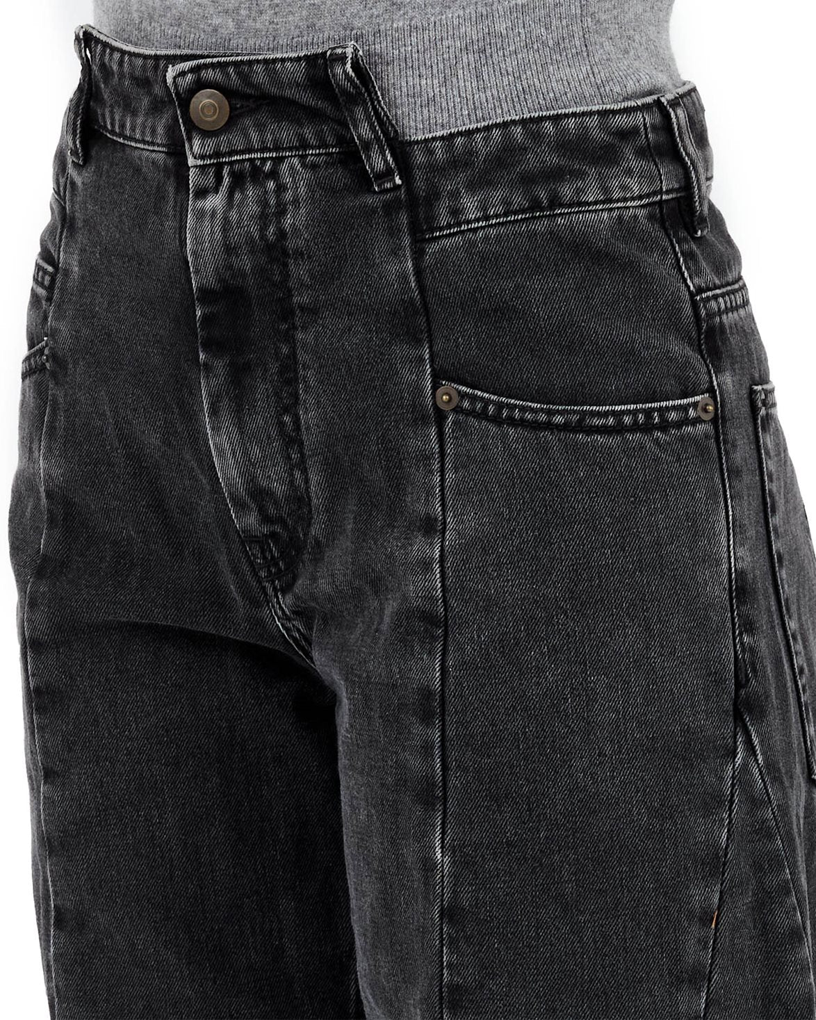 Reworked Denim Jeans Medium Black Stone