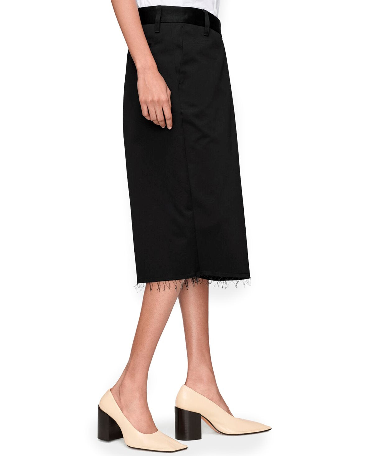 Wrap Bermuda Shorts Black