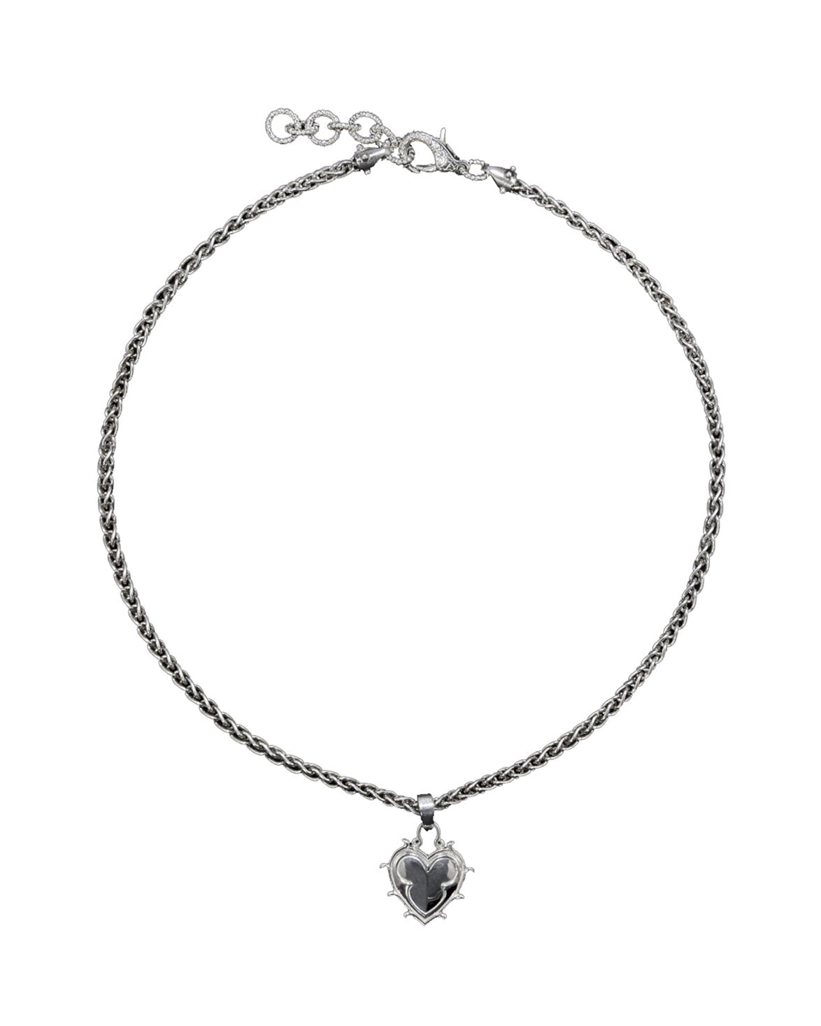 The Eternal Heart Necklace Silver