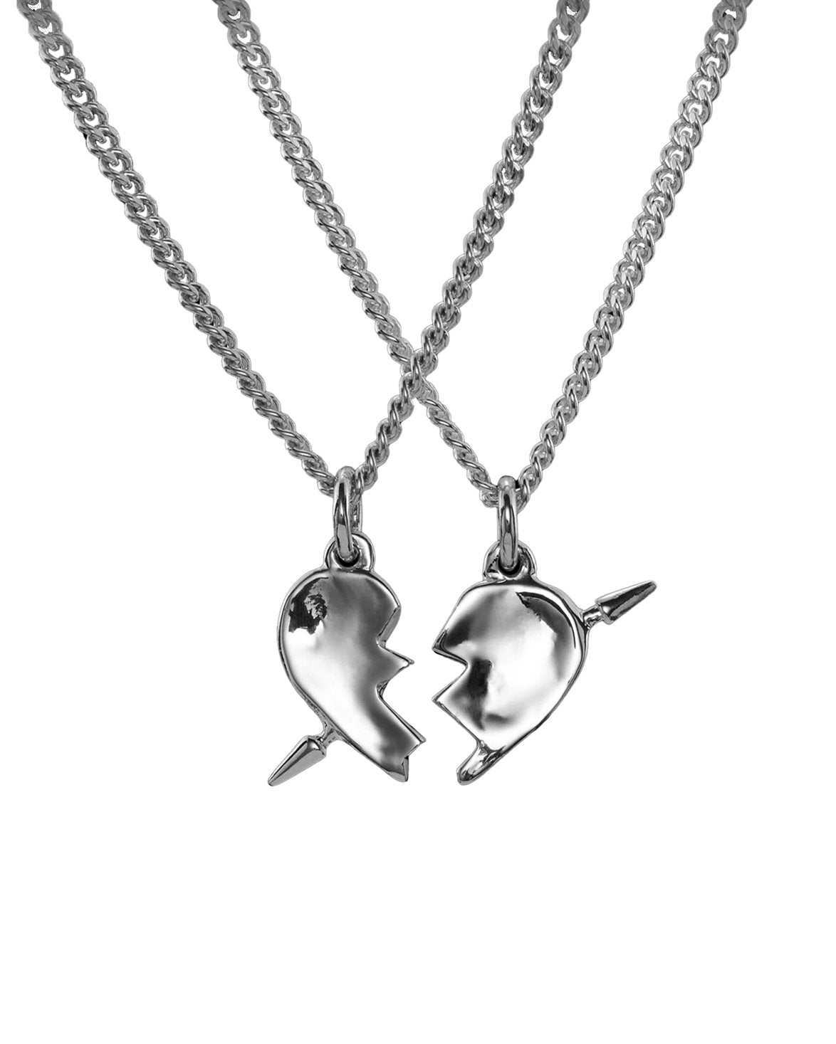You & Me Necklace Silver