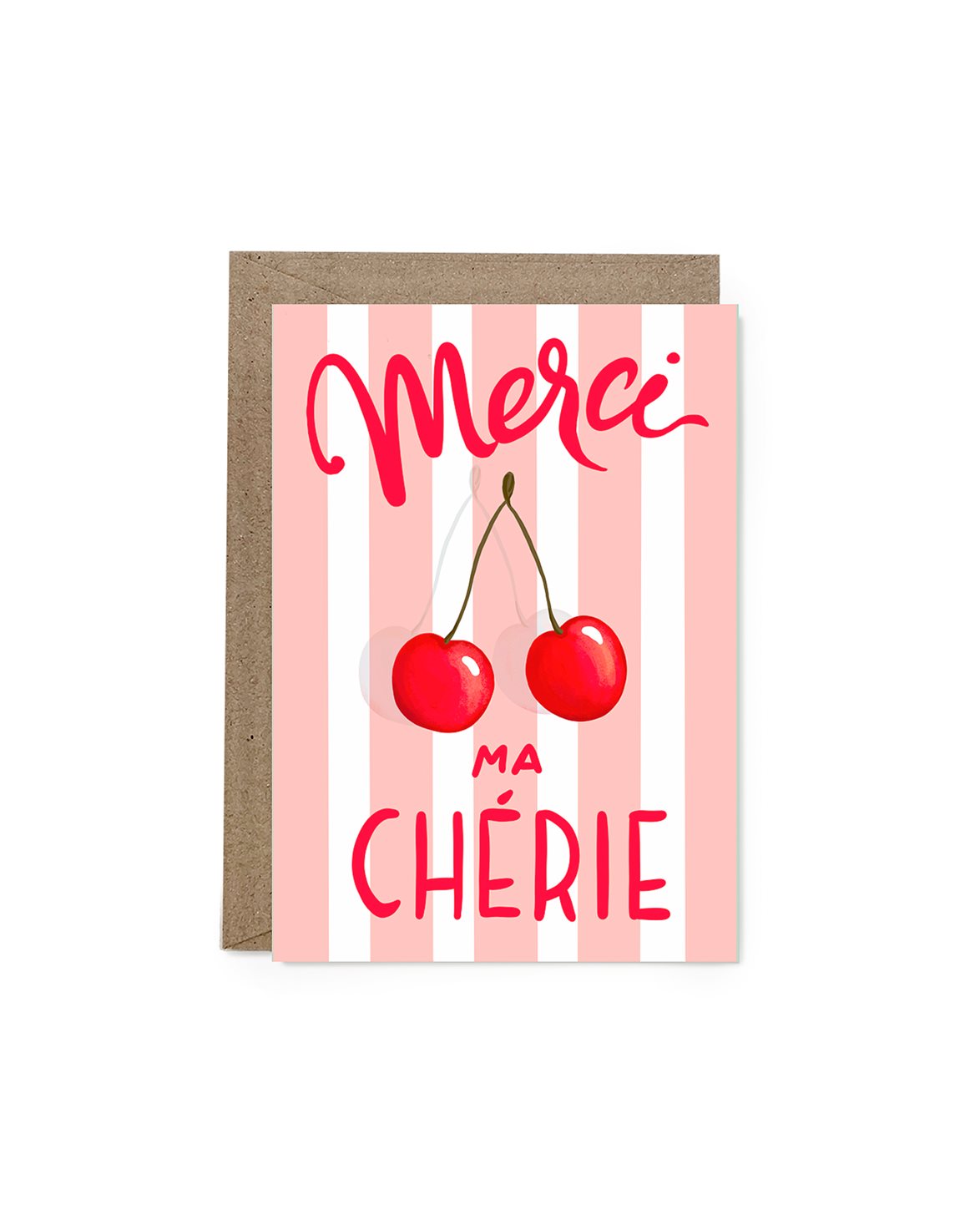 Merci Cherie Card