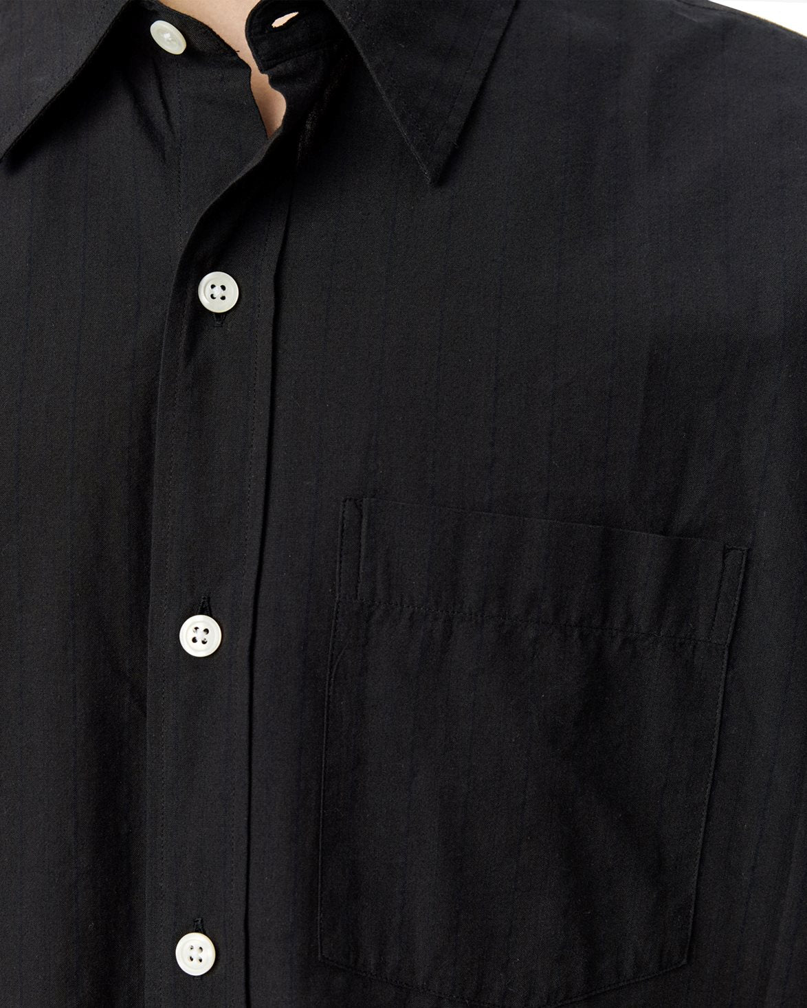 Executive Shirt Dark Brown Stripe