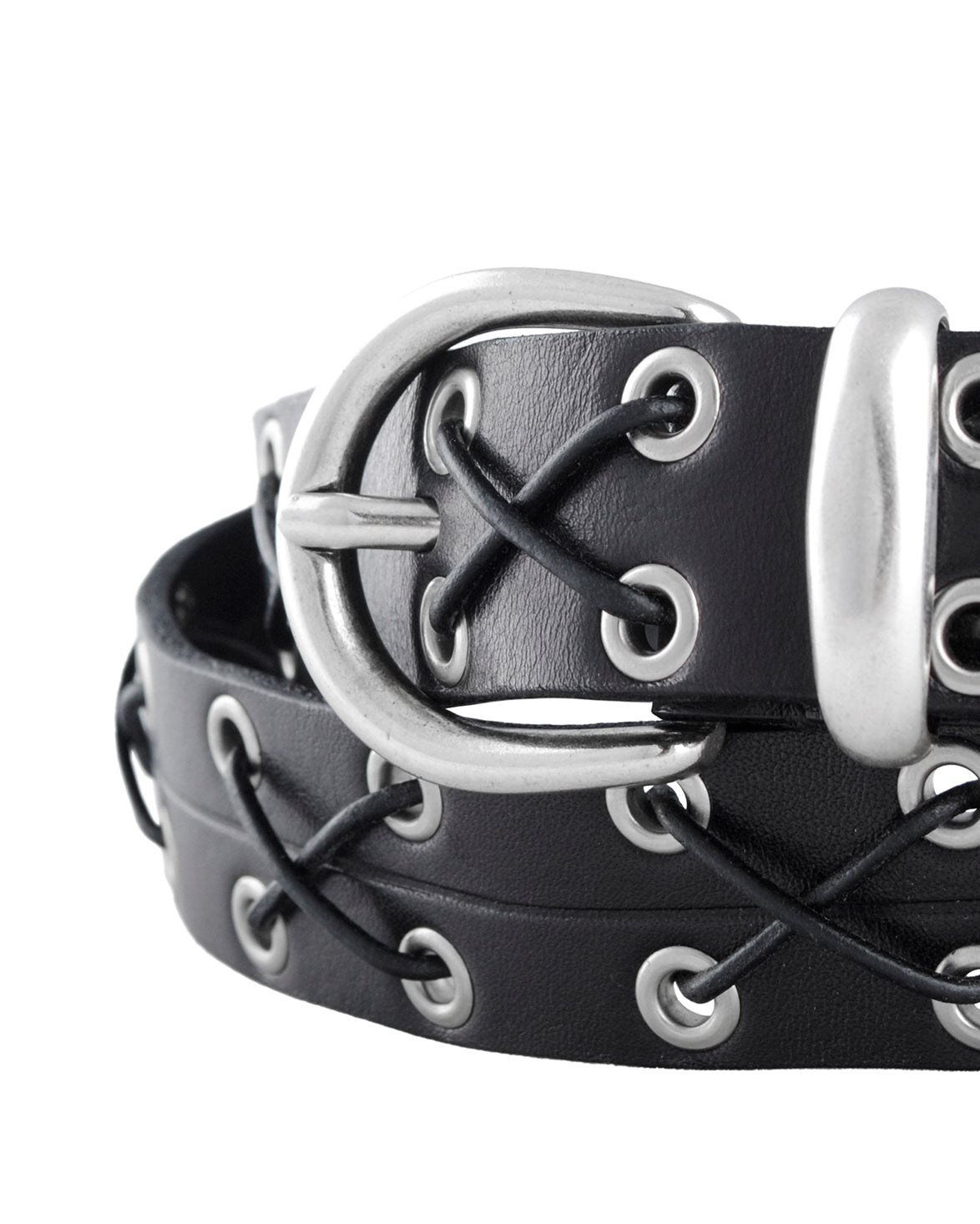 Eyelet Belt Black