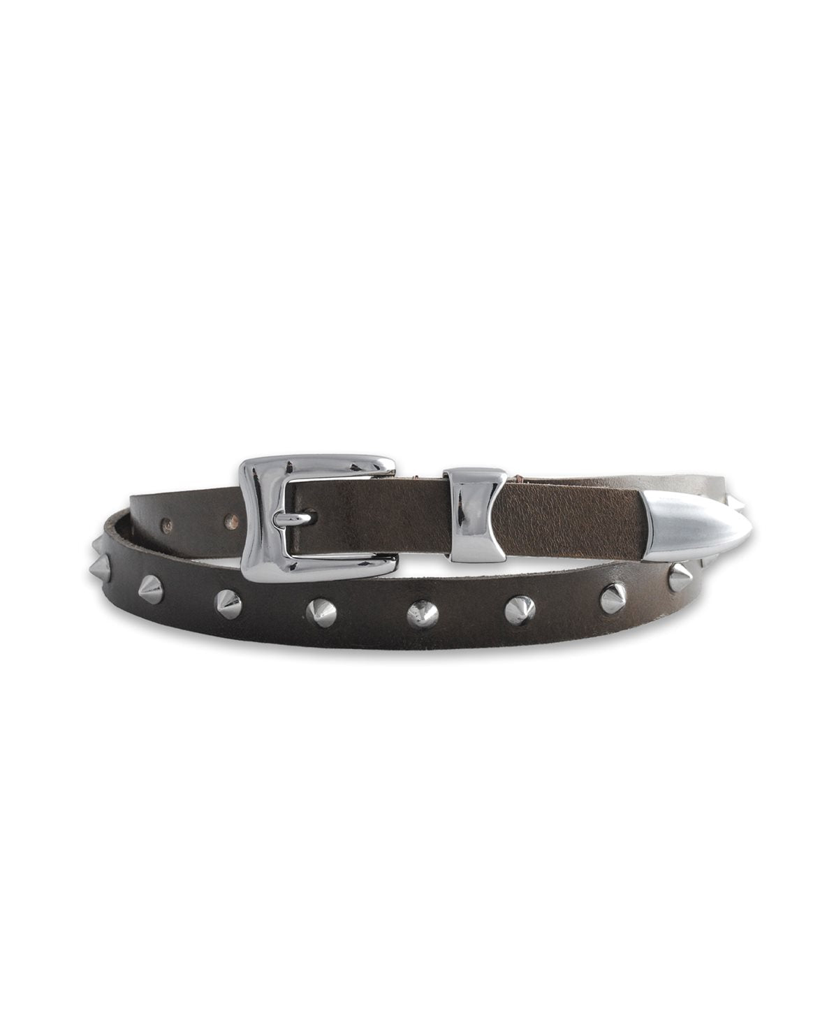 Rivet Belt Dusted Brown