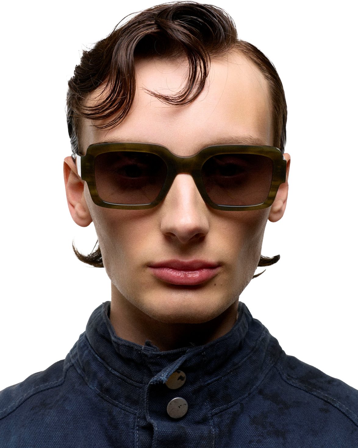 Apollo Green Demi Grey Gradient Lens