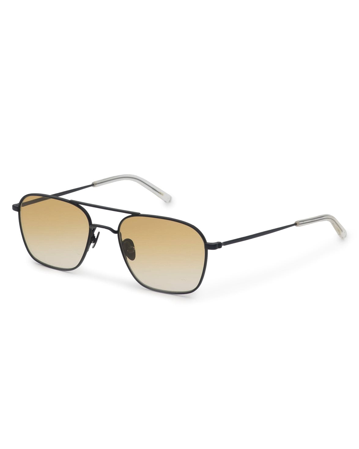 Dion Matt Black Yellow Gradient Lens
