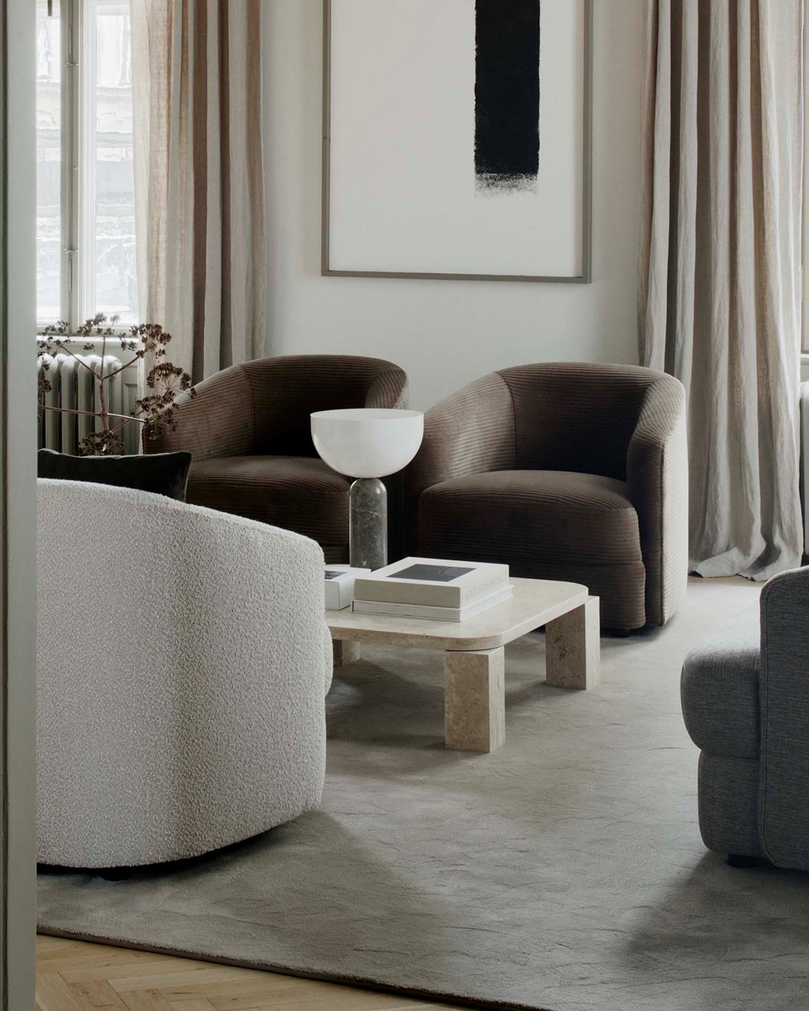 Atlas Coffee Table Travertine