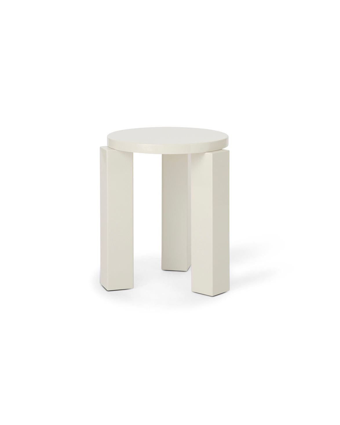 Atlas Round Stool Creme