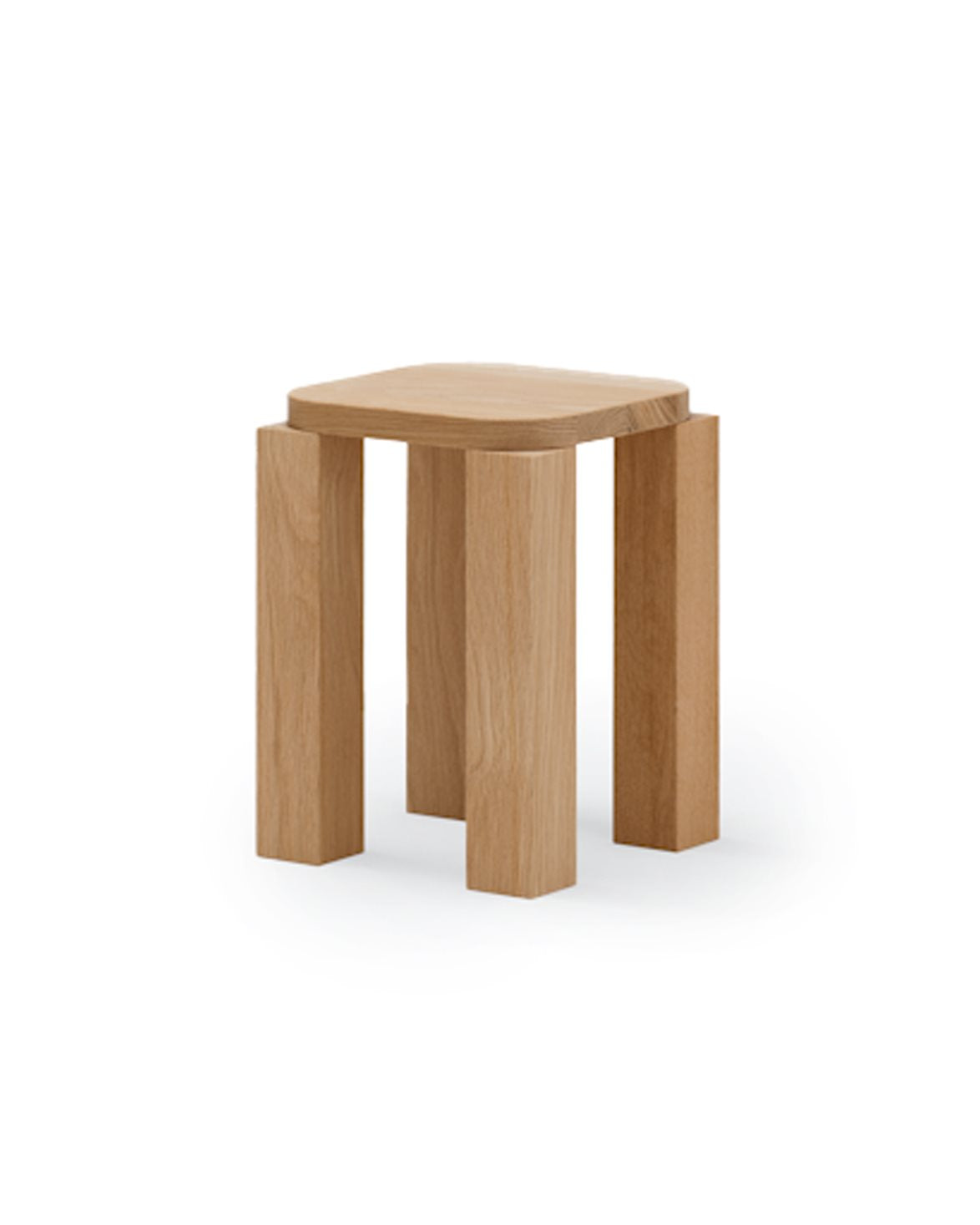 Atlas Stool Natural Oak