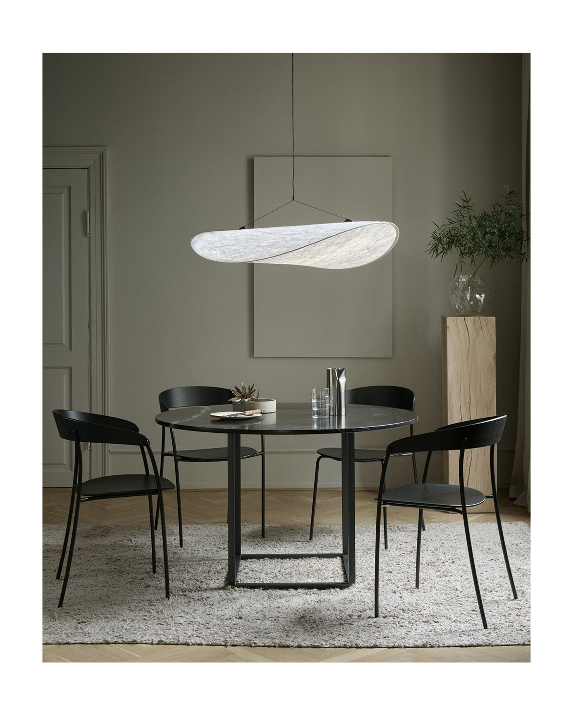 Florence Dining Table Ø120 Black Marquina