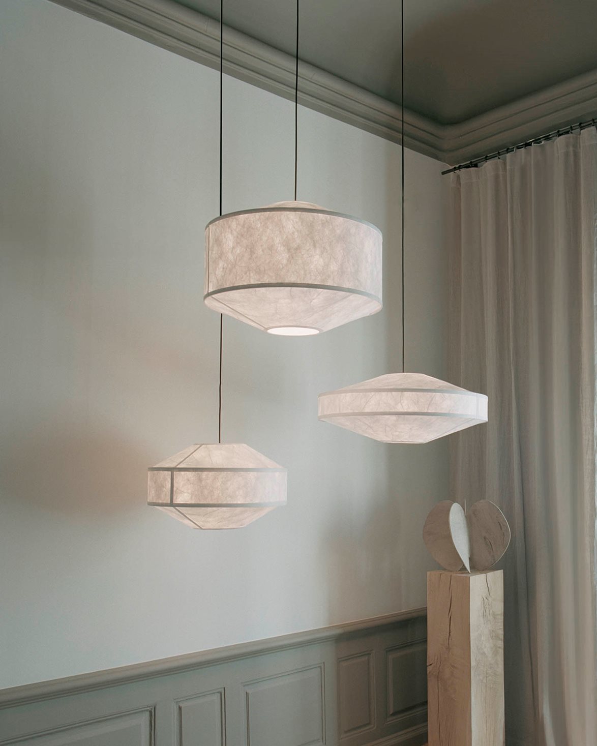 Kite Pendant Ø65 White